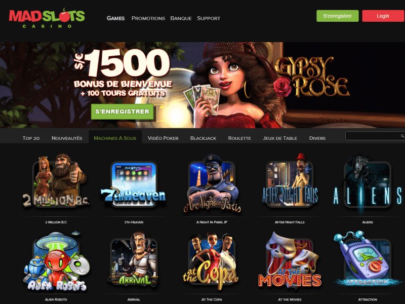 Madcasino live casino, madcasino France